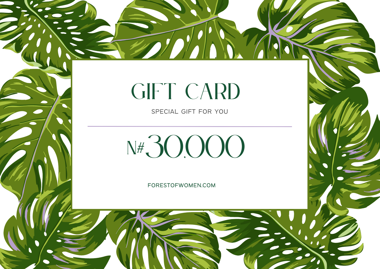 Forest of Women Gift Card